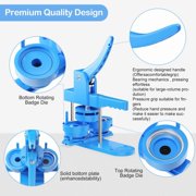 Maker Machine Multiple Sizes, Button Maker Machine ,25,32,58mm Mold DIY Badge Pin Maker Machine Kit With 400pcs Badge Button Components Parts/Pic/Circle Cutter ,Easy to Use
