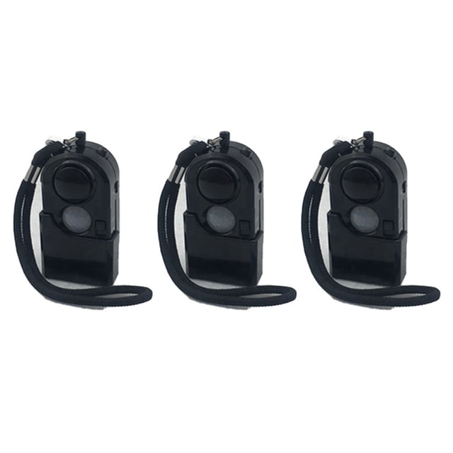 3X Camping Travel Portable Mini PIR Infrared Motion Sensor Detector Alarm 120DB Wireless Home Security Anti-Theft