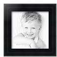 thumbnail image 2 of ArtToFrames 10x10 Inch Satin Black Reverse Step Picture Frame, This Black Wood Poster Frame is Great for Your Art or Photos, Comes with Regular Glass (1419), 2 of 7