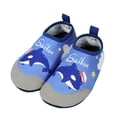 thumbnail image 3 of Kids Water Shoes Boys Girls Barefoot Swim Socks Outdoor Indoor Quick Drying Sandals Lightweight On Walking Sneakers for Beach Pool Swim Blue 8-9Y, 3 of 5