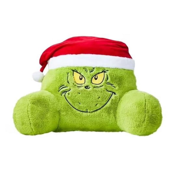 Clearance Christmas Green Plush Throw Pillow, Soft Holiday Decorative Cushion for Sofa Bed Xmas Home Decor & Holiday Gift