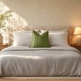 thumbnail image 7 of DefiDgd Velvet Throw Pillow Cover,Minimalist Striped Textured Square Cushion Case,Soft Decorative Pillow Slip for Sofa Couch Bed Living Room Bedroom Farmhouse Home Decoration(Light Green), 7 of 7