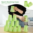 thumbnail image 2 of 48Pcs Sport Stacking Cups, Speed Training Game for Challenge Competition, Plastic Stacking Cups, Classic Family Game for Adults, Red+Blue+Green+Black, 2 of 6