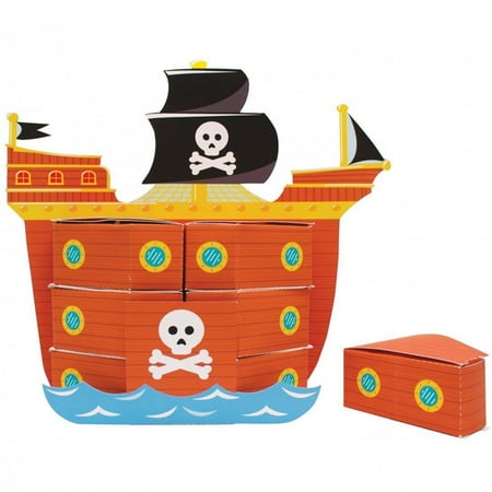 Pirate Ship Favor Box Centerpiece
