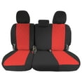 thumbnail image 1 of Pour Toyota Sienna 2011-2020 FH Group Housses de Sièges d'Auto sur Mesure en Néoprène Imperméables - 3rd Rangée Rouge, 1 of 6