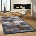 thumbnail image 6 of Square Plush Design Shag 5x7 Area Rug/Carpet by Makymo, 6 of 30
