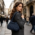 thumbnail image 1 of Kit de bolsa de hilo islandesa metálica y brillante Hilo grueso y suave para bolsas de ganchillo hechas a mano Material de punto para hacer y decorar bolsos personalizados, 1 of 9
