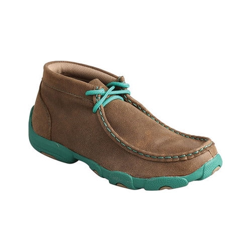 Twisted X Children/'s YDM0008 Cowkid/'s Driving Moc Bomber//Neon Leather Shoes