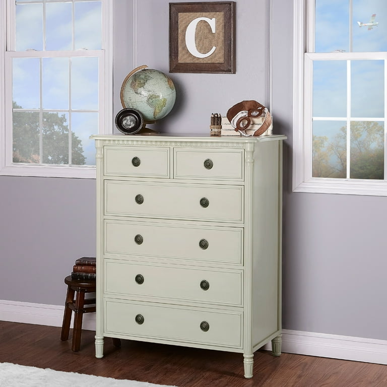 Evolur Julienne 6 Drawer Chest in Clay Walmart