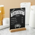 thumbnail image 3 of 6 Pack Mini Chalkboard Signs with Stand for Table Decorations, Restaurant Food Display, Message Boards, Small Business, Wedding, Banquet, Coffee Shop (6 x 8 Inches), 3 of 11