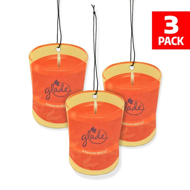 Glade Car Air Freshener 3PACK Candle Design Glade Air Freshener