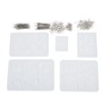 thumbnail image 1 of Kit de molde de epoxi de cristal, herramienta artesanal de silicona para hacer joyas, colgante, collar, 1 of 5