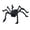 E, variant on Halloween Spider Decoration, Stretchy Cobweb Cotton Fake Giant Spider Prop, Realistic Horror Scene Layout for Bar Indoor Party Haunted House Display