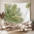 thumbnail image 2 of Sage Green Gold Large Tapestry for Bedroom Wall Hanging Tapestry, Aesthetics Flower Boho Watercolor Art Ceiling Backdrop Tapestries Poster Blanket Wall Decor for Teens Room Living Room Dorm 85" x 90", 2 of 8