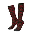 thumbnail image 2 of Balery Rose Printed Novelty Socks Men's Women's Crew Socks Sports Socks Knee High Socks Cotton Socks Quirky and Cool Socks, 2 of 9