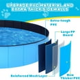 thumbnail image 5 of Foldable Dog Pool,39" Collapsible Dog Kids Swimming Pool for Backyard, Portable Kiddie Pool Hard Plastic,Multifunction Ball Pit Pets Bathing Tub for Kids Baby Toddler Dog, 5 of 7