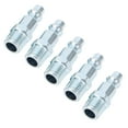 thumbnail image 4 of Power Air Coupler, Pneumatic Plug Kit Accessories 5Pcs Industrial Type Alloy Steel Tool  for Compressor, 4 of 8