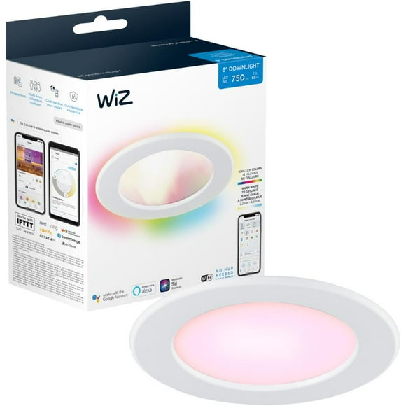 6" Wifi Recessed LED Downlight - Full Colour + Tunable White
