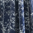 thumbnail image 3 of Lush Decor Floral Navy Rod Pocket Window Panel Curtains, 52" x 95" (2 Panels), 3 of 10