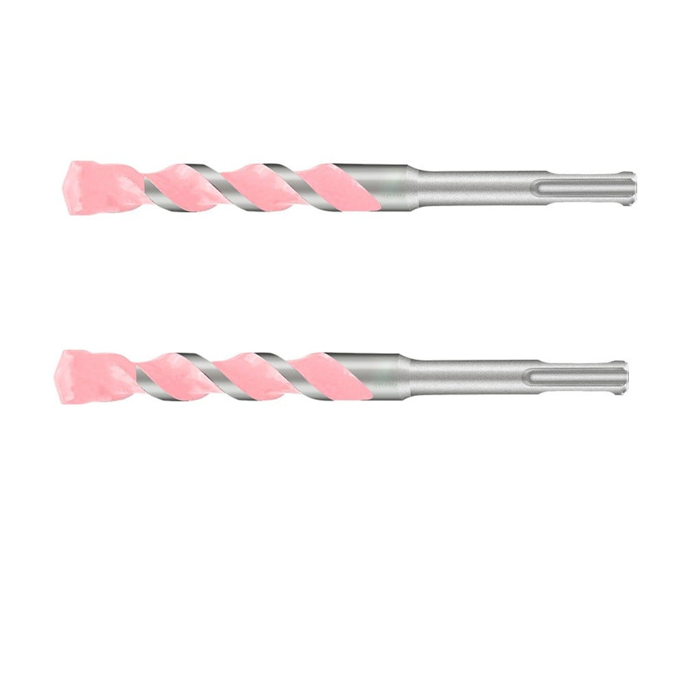 200Mm Long Hammer Drill Bit Set 2Pcs Sds Shank For Masonry And Concrete 16Mm 2Pcs