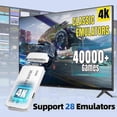 thumbnail image 2 of Wireless retro game console with 40,000 built-in classic games, 4K HDMI TV output, 2.4G wireless controller, 64G nostalgic game stick, 2 of 4