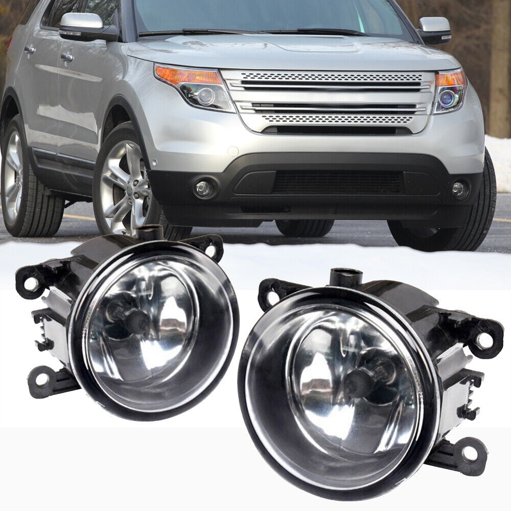 Fits For 08-14 Ford Focus PAIR Factory Bumper Replacement Fog Lights Clear Lens
