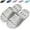 C-grey, variant on Mens Shower Shoes With Holes Dry Quickly Bath Slippers Womens Non Slip Indoor Home Bedroom Pool Spa Guest College Dorm-C-black9-10 Wide Women/7.5-8 Men