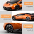 thumbnail image 4 of Coche a control remoto LUXOS RC Lamborghini a escala 1:18 para niños, 4 of 6