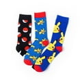 thumbnail image 2 of 6 Pack Pikachu Show Socks Middle Tube Soft and Breathable Socks, 2 of 5