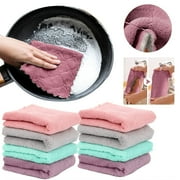 Cqxid Wipes Under $5 Absorbent Corals Dish Rag Wipe Wiping Towel Sink Cloth Home Kitchen Clean Cleaning Supplies