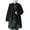 Black womens coat, variant on Womens Winter Trench Coat Plush Coat for Women Open Button up Fluffy Fleece Overcoat Pocket Long Sleeve Lapel Casual Solid Fuzzy Furry Long Outerwear 2023 Trench Coat