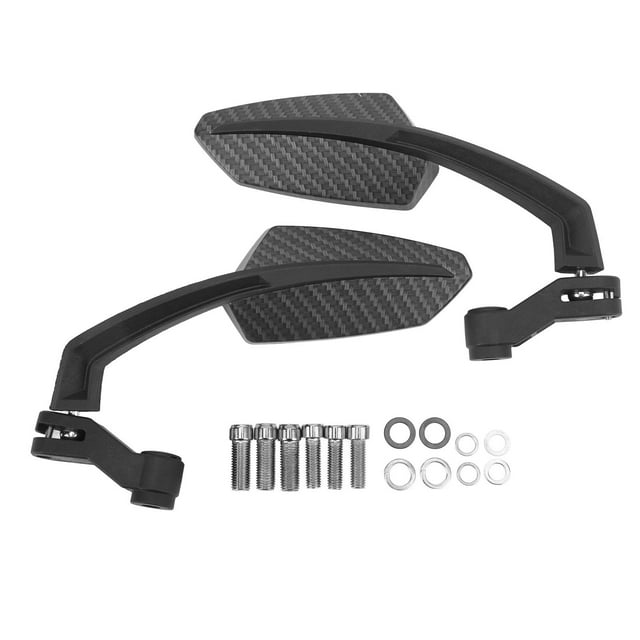 Motorcycle Rearview Mirrors, High Strength Motorcycle Side Mirrors Clear Vision For Street Bikes For Scooters