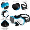 thumbnail image 4 of 3 uds. Kit de esnórquel para niños gafas de natación tubo de esnórquel seco, 4 of 8