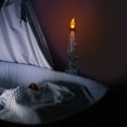 thumbnail image 4 of OULII  Lighting Props  Candle Lamp Purple PVC Flickering Effect 2Pcs, 4 of 6