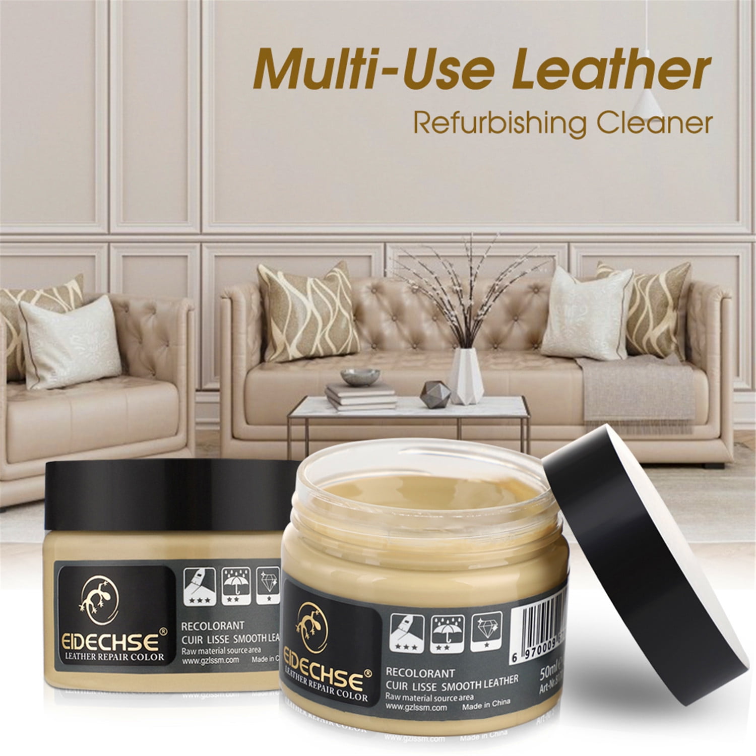 Leather Vinyl Repair Filler Compound Cream Leather Restoration Cracks Sofa Hole# Leather Vinyl Repair Filler Compound Cream Leather Restoration Cracks Sofa Hole#