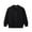 Black, variant on Coerni Kids Varsity Jacket Full Zip Long Sleeve Baseball Jackets Toddler Boys & Girls Plain Preppy Letterman Jacket Spring Fall Outerwear