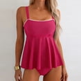 thumbnail image 2 of BUIGTTKLOP Tankini Swimsuits for Women Two Piece Bathing Suit Square Neck Swim Top with High Waisted Bottom, 2 of 6