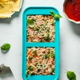 thumbnail image 2 of Souper Cubes 2 Cup Silicone Freezing Tray with Lid, Silicone Soup Freezer Mold, Freezer Tray for Food Storage, Broth, Soup, and More, 1-Pack - Aqua, 2 of 8