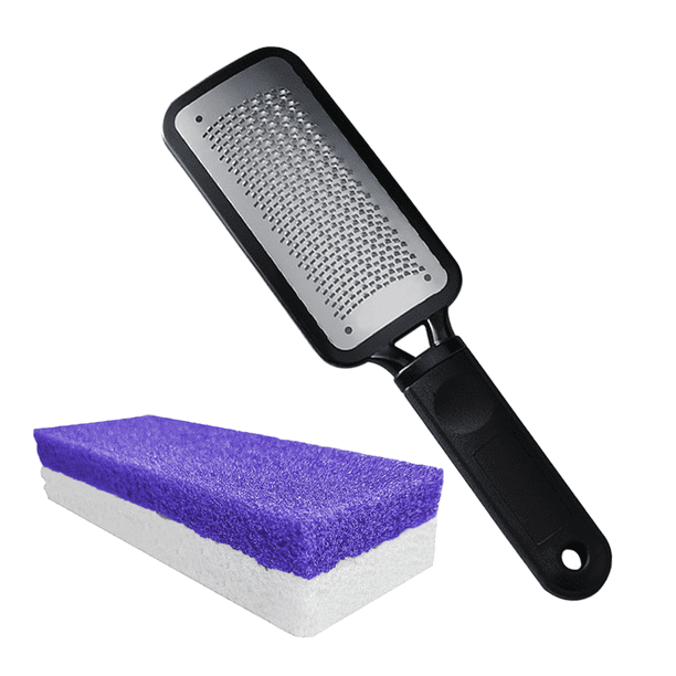 Kit de pedicura profesional para el cuidado de los pies, lima para pies y piedra pómez 2 en 1 para eliminar callos.