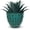 Surf Green, variant on Headwind Glazed Ironstone Diamonte Collection – Crimson Red 6-Inch Decorative Plant Pot, Indoor & Outdoor, Vintage Diamond-Textured, Lightweight & Weather-Resistant for Garden Use by Robert Allen