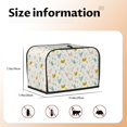 thumbnail image 5 of Daiia Chicken Pattern 2 slice Toaster Cover, Toaster Appliance Dust-proof Cover For Kitchen Small Appliance Dust Cover and Fingerprint Protection, 5 of 7