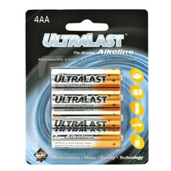 ULTRALAST ULA4AA Batteries Aa Alkaline - Pack de 4