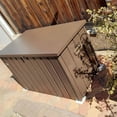 thumbnail image 2 of PURPLE LEAF Outdoor Deck Box 120 Gallon Waterproof Lockable Storage Box Container with Lid Deck Organization for Patio Cushions Side Table Pool Accessories Garden Tools, Brown, 2 of 13