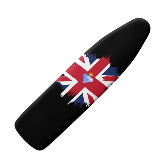 HELLHERO Ironing Board Cover Hook and Loop Fastener Straps Polyester Iron Pad Board Cover Protect Cover & One-Piece Cover Snug Fit Elastic Sides 15x54 Inches