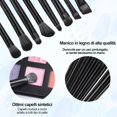 thumbnail image 4 of Set de Brochas para Maquillaje de Ojos Ahltoiex Profesional 8 Piezas Negro, 4 of 7