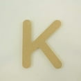 thumbnail image 3 of Package of 1, 8 Inch X 1/2" Thickness MDF Letter K in The Gotham Rounded Font, Thick, Upper Case for Art & Craft Project, Made in USA, 3 of 4