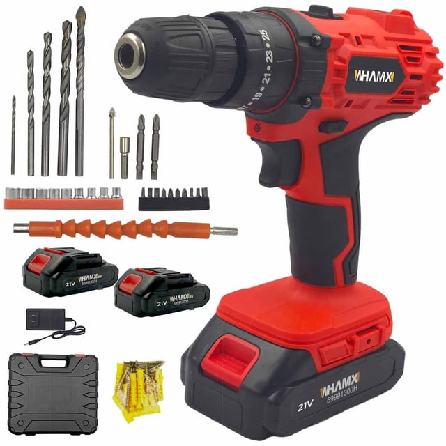 Taladro Inalambrico De Impacto Sin Escobillas 240V Rojo rojo 240v