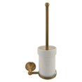 thumbnail image 1 of Juego de cepillos de baño de latón antiguo con taza de cerámica, 1 of 5