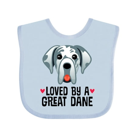 

Inktastic Great Dane Dog Lover Boys or Girls Baby Bib