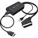 thumbnail image 1 of Adaptador Peritel HDMI, Convertidor Peritel a HDMI SCART Adaptador HDMI Compatible 720P/1080@60HZ para HDTV DVD Blu-Ray Boîtier Décodeur Lecteur HD etc, 1 of 5